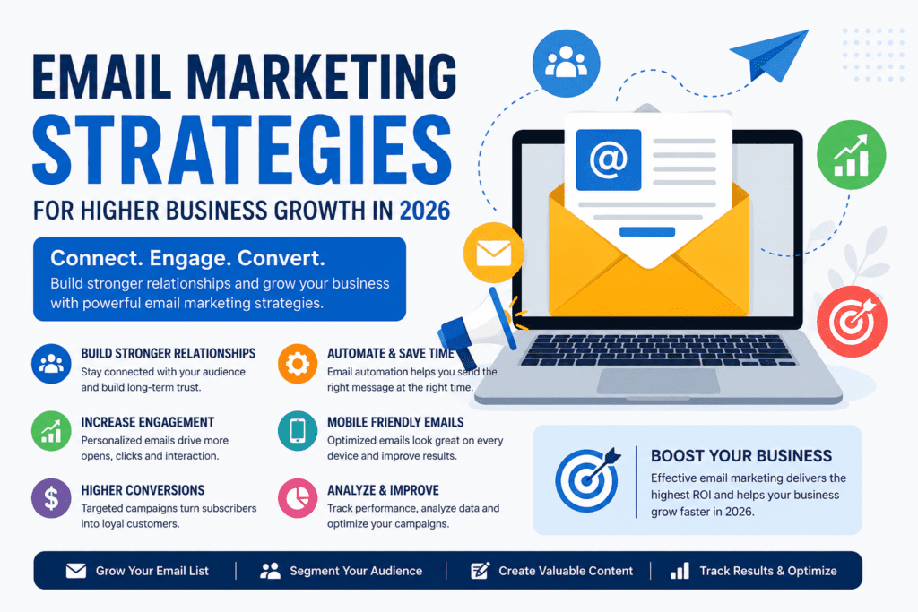 email marketing strategies for higher business growth in 2026